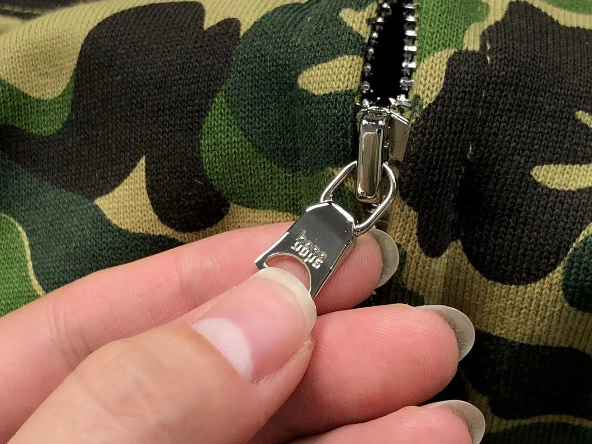 Campera Bape Abc Camo Shark Full Zip Verde