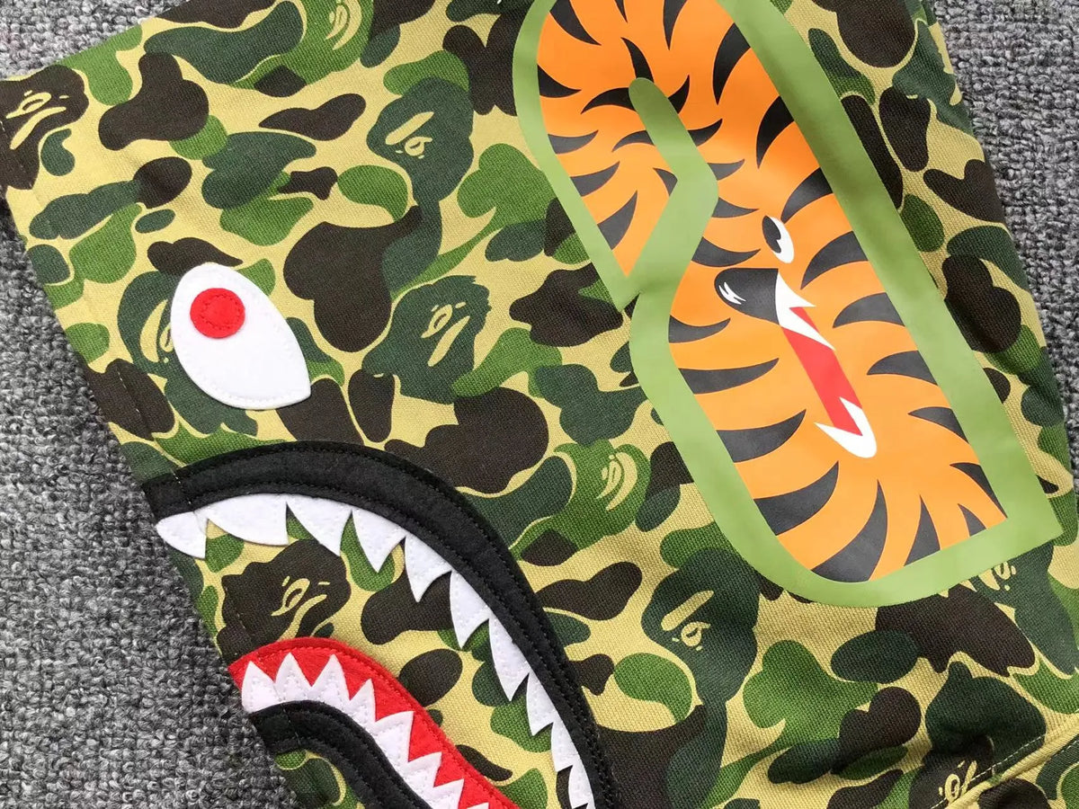 Campera Bape Abc Camo Shark Full Zip Verde