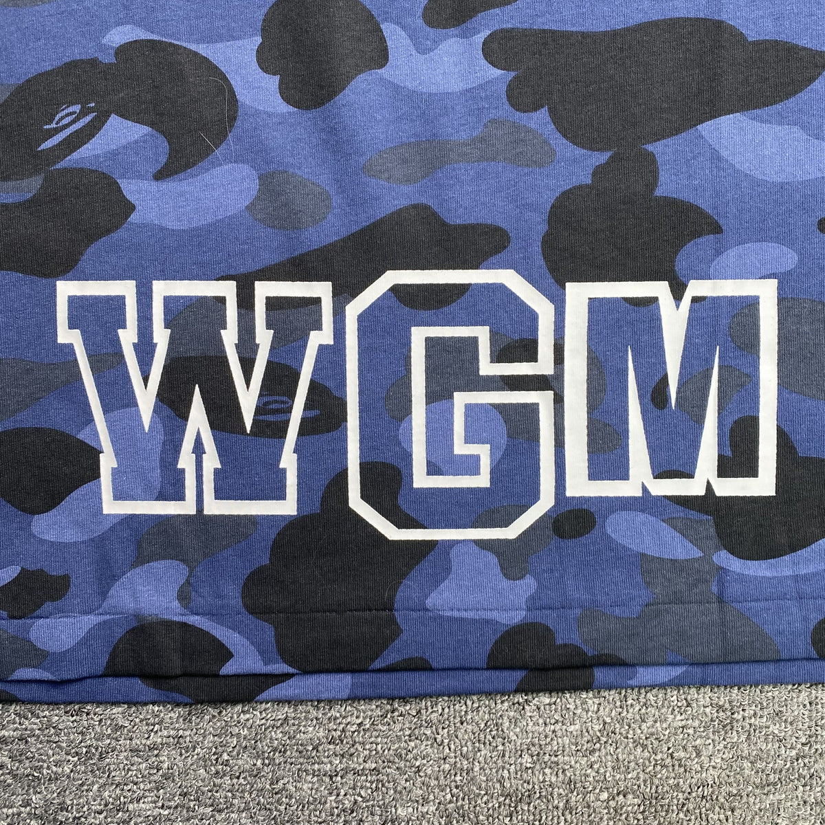 Remera Bape ABC Camo Shark Azul