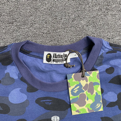 Remera Bape ABC Camo Shark Azul