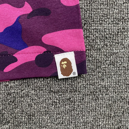 Remera Bape ABC Camo Shark Violeta
