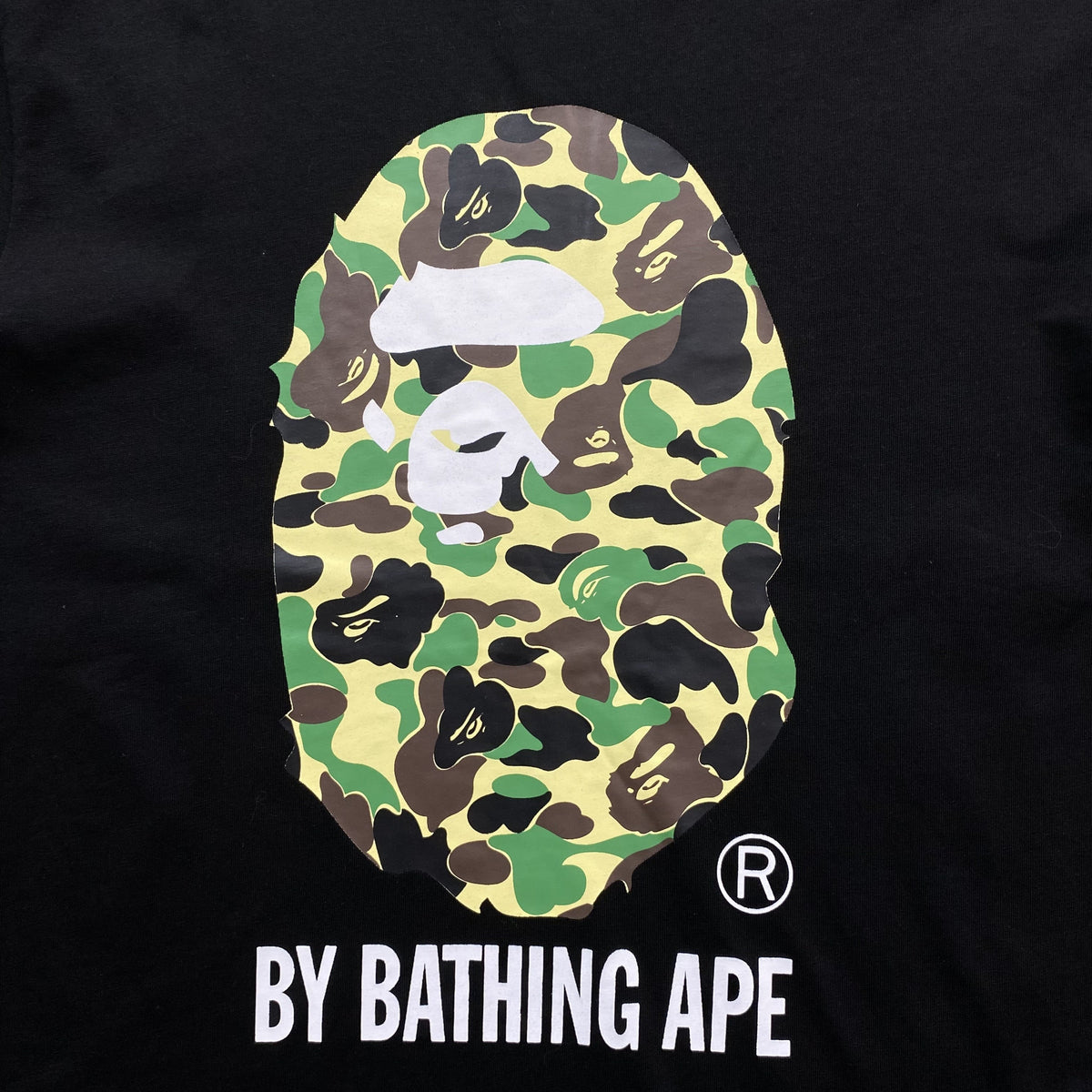 Remera Bape ABC Camo Negra