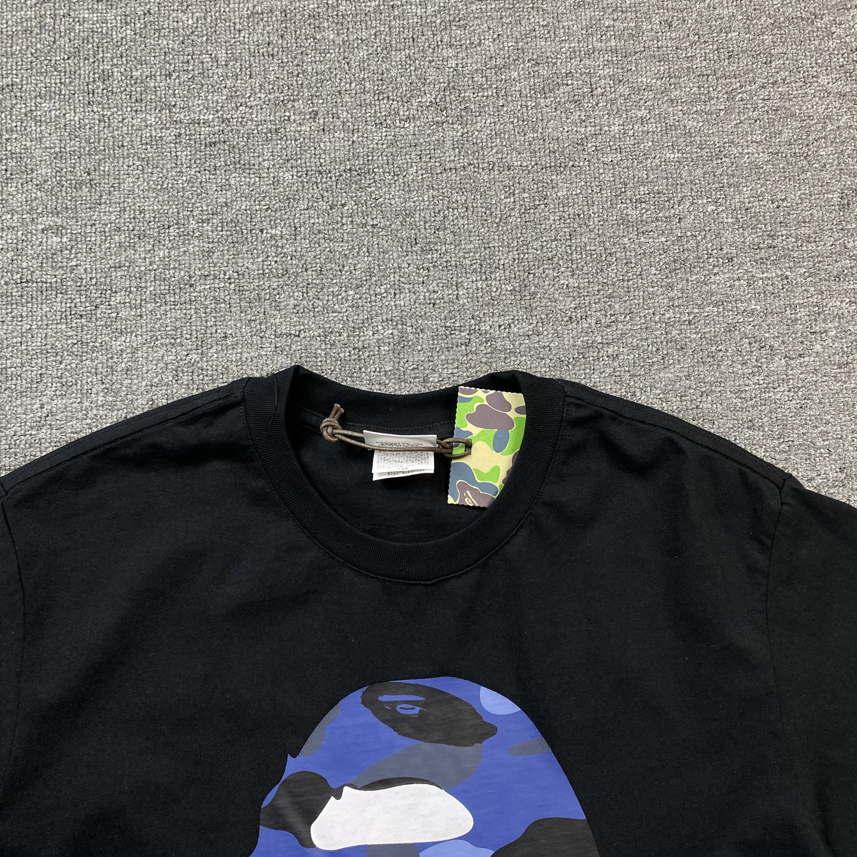 Remera Bape ABC Camo Negra