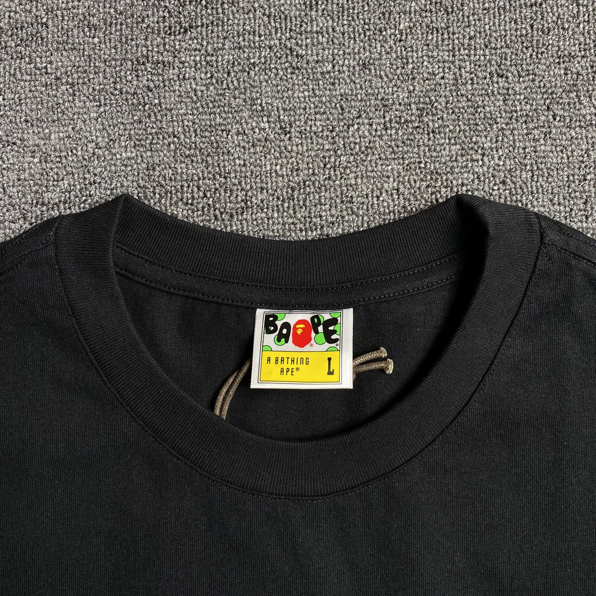Remera Bape ABC Camo Negra