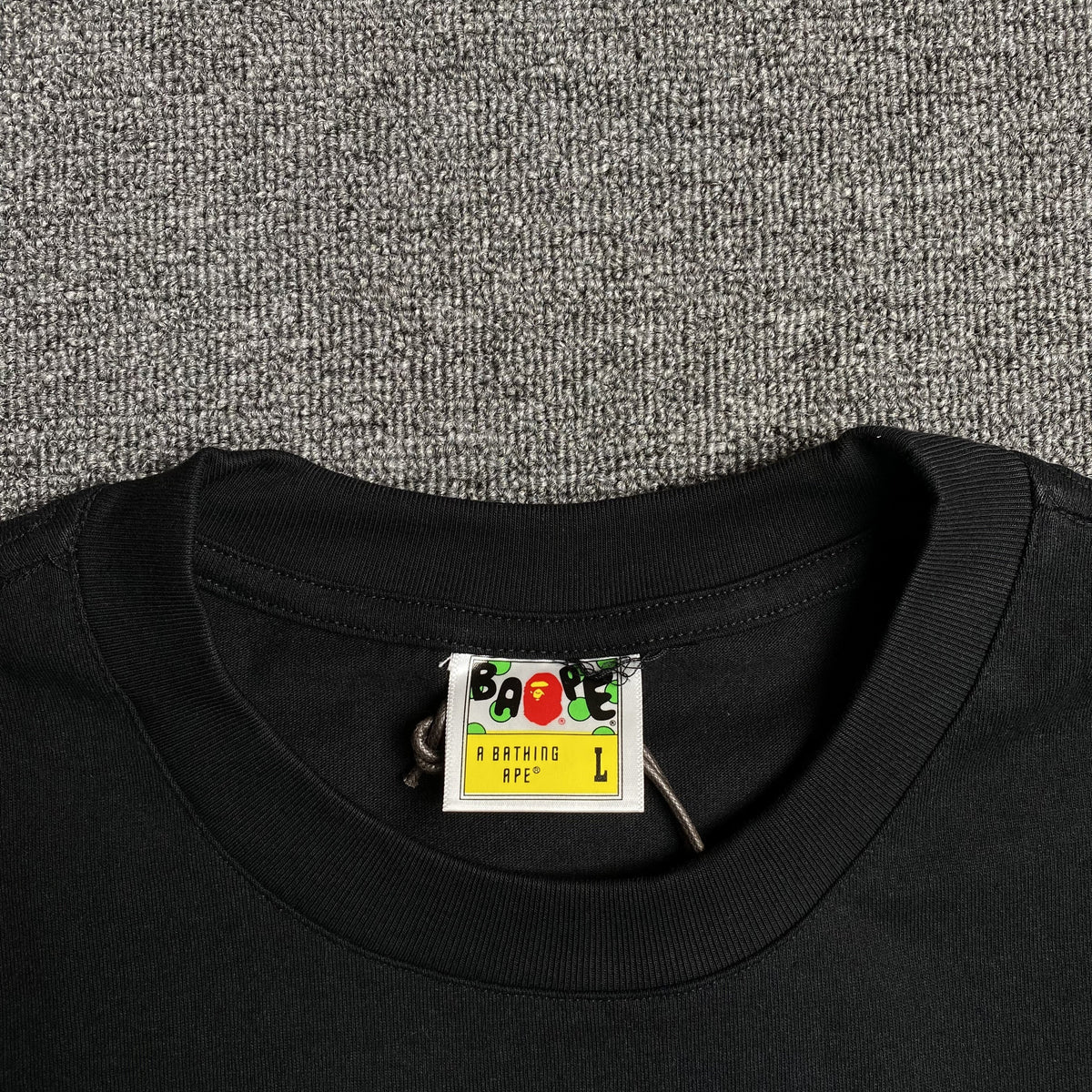 Remera Bape ABC Camo Negra