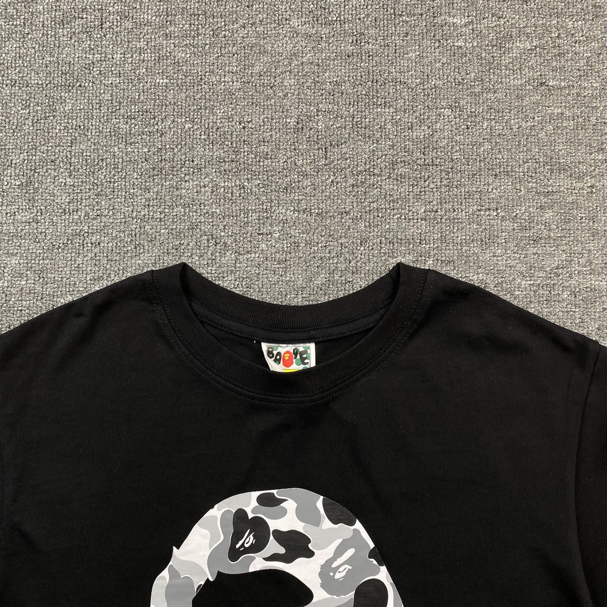 Remera Bape ABC Camo Negra