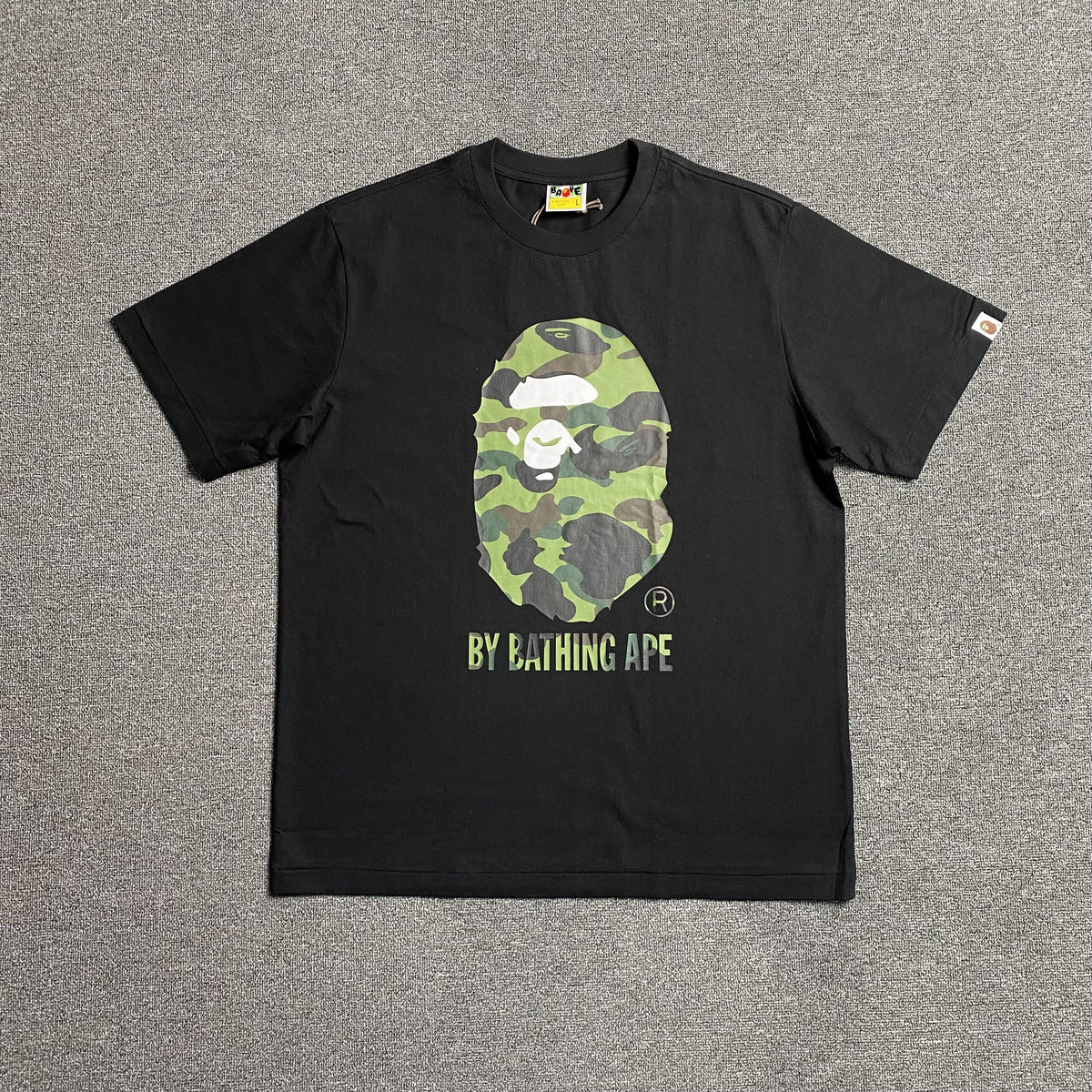 Remera Bape ABC Camo Negra