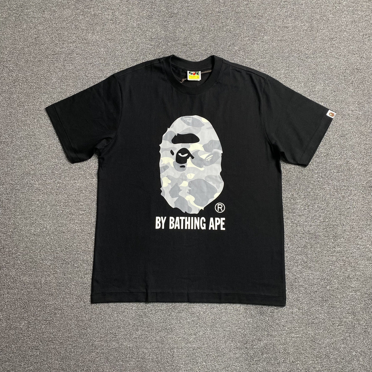 Remera Bape ABC Camo Negra