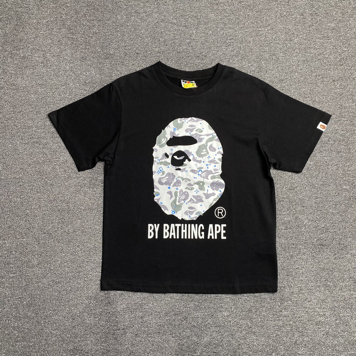 Remera Bape ABC Camo Negra