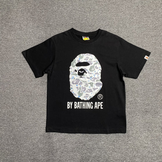 Remera Bape ABC Camo Negra