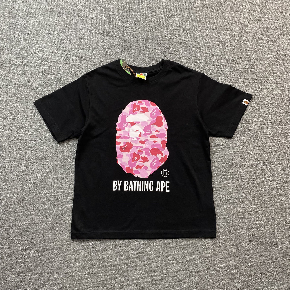 Remera Bape ABC Camo Negra