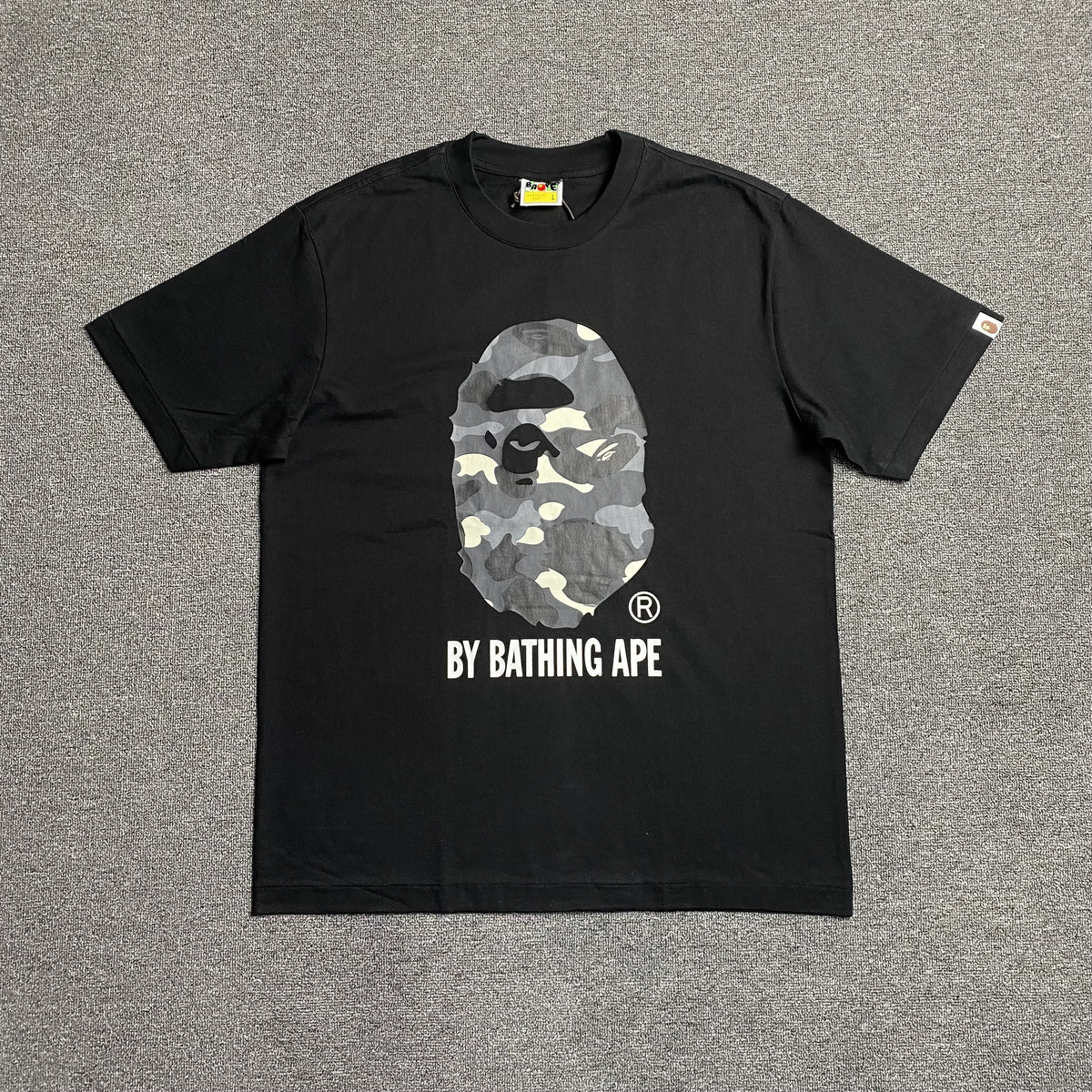 Remera Bape ABC Camo Negra