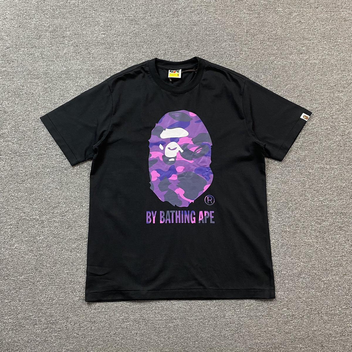 Remera Bape ABC Camo Negra