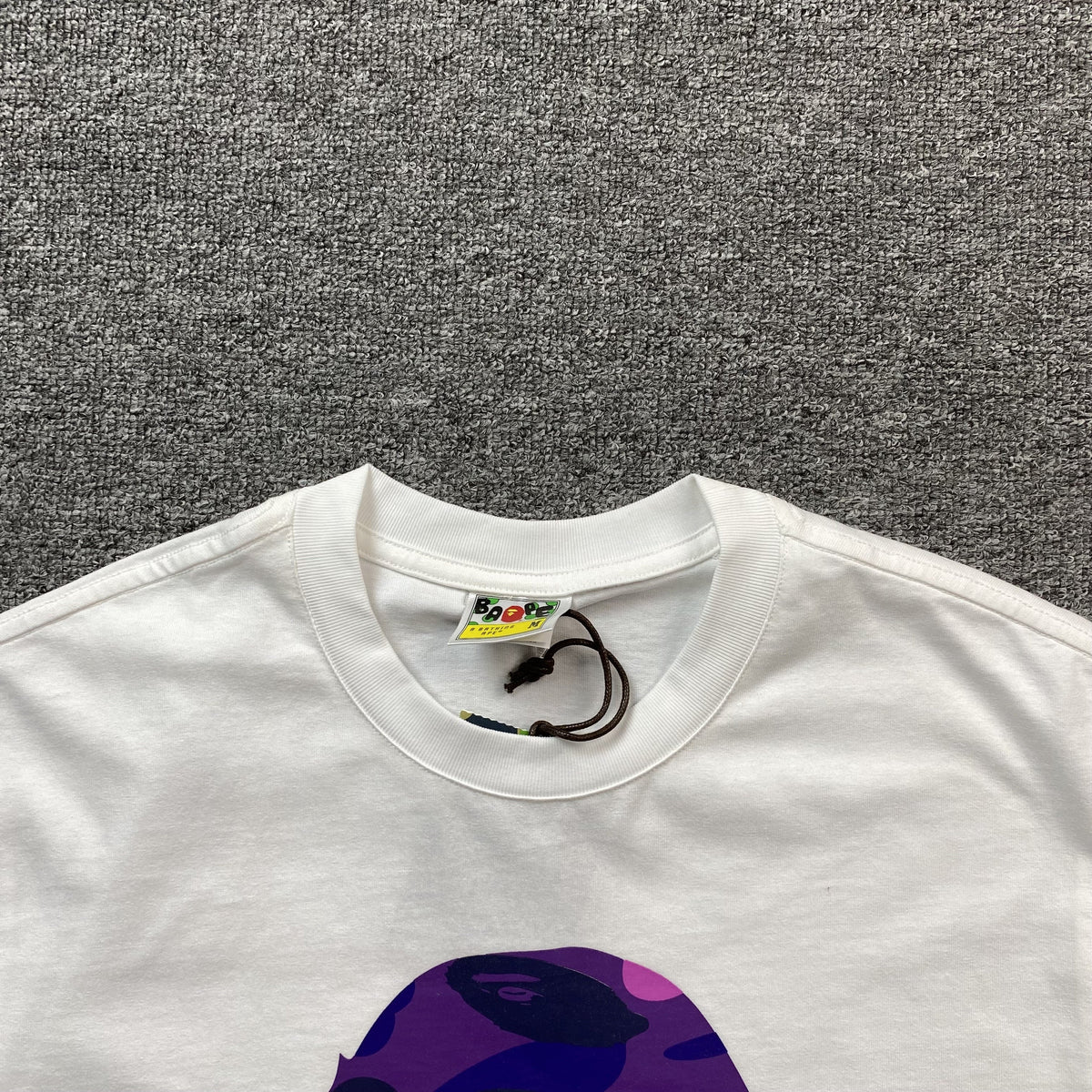 Remera Bape ABC Camo Blanca