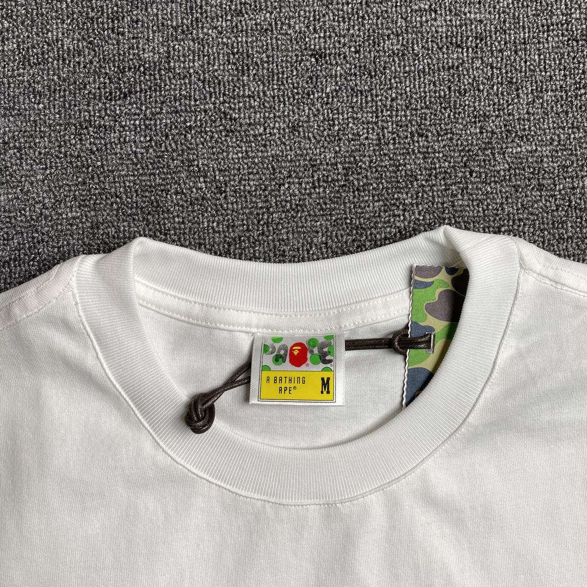 Remera Bape ABC Camo Blanca