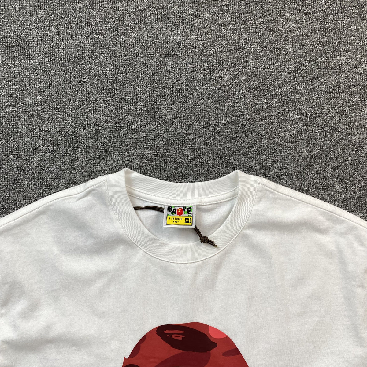 Remera Bape ABC Camo Blanca