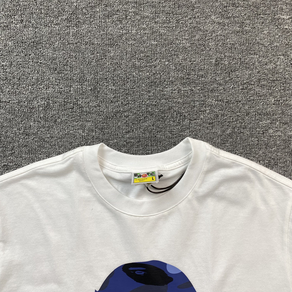 Remera Bape ABC Camo Blanca