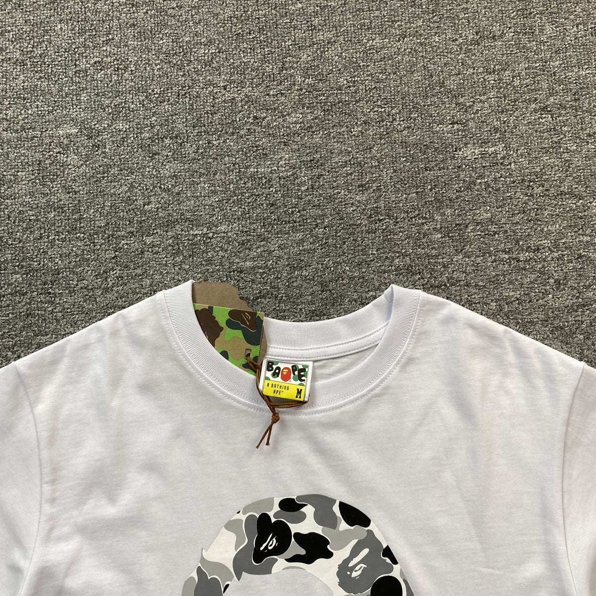Remera Bape ABC Camo Blanca