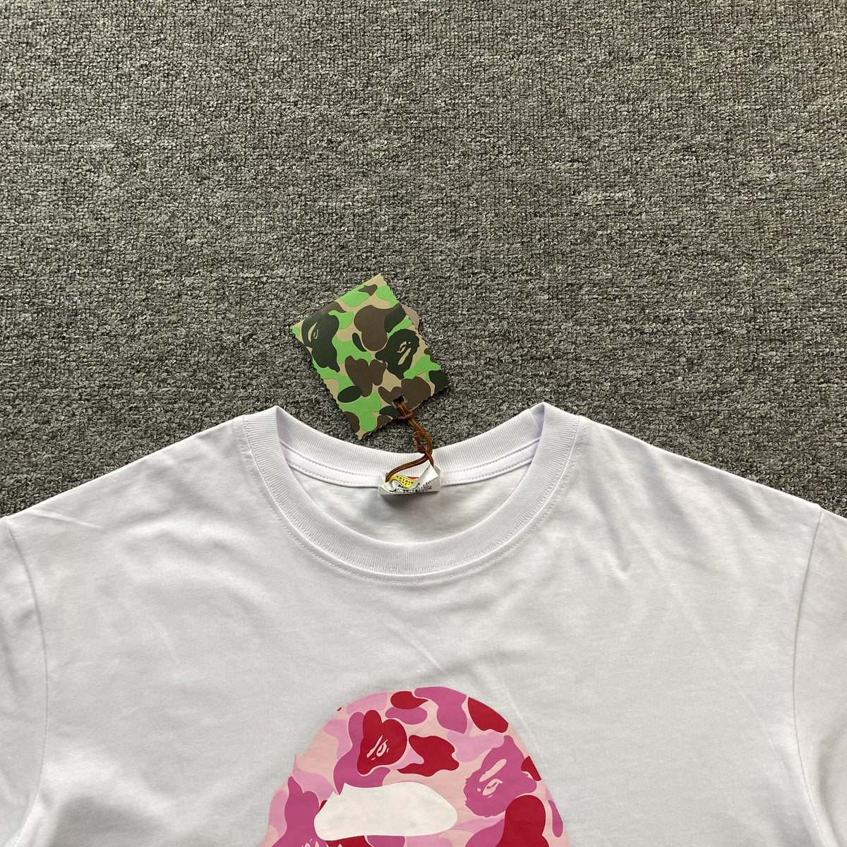 Remera Bape ABC Camo Blanca