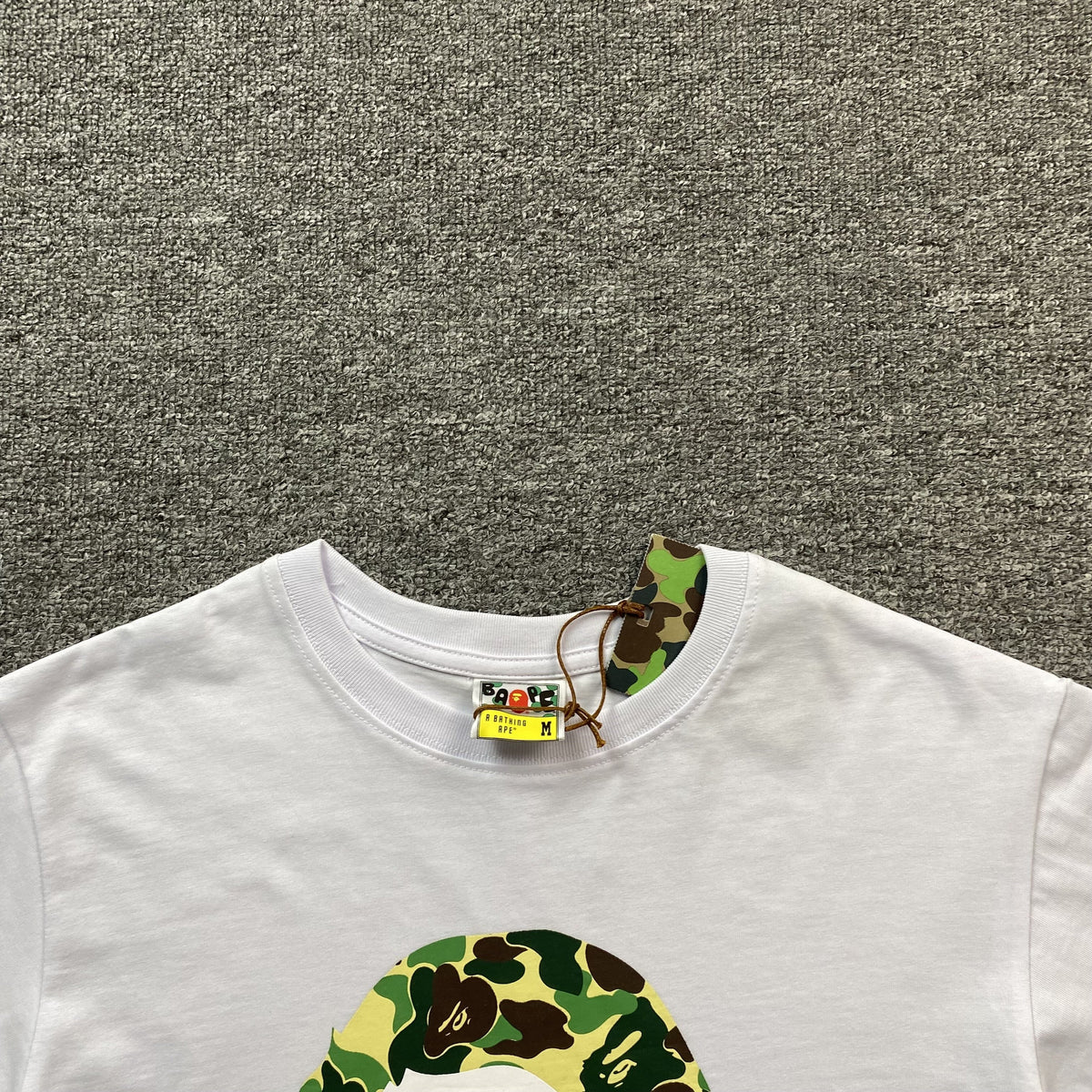 Remera Bape ABC Camo Blanca