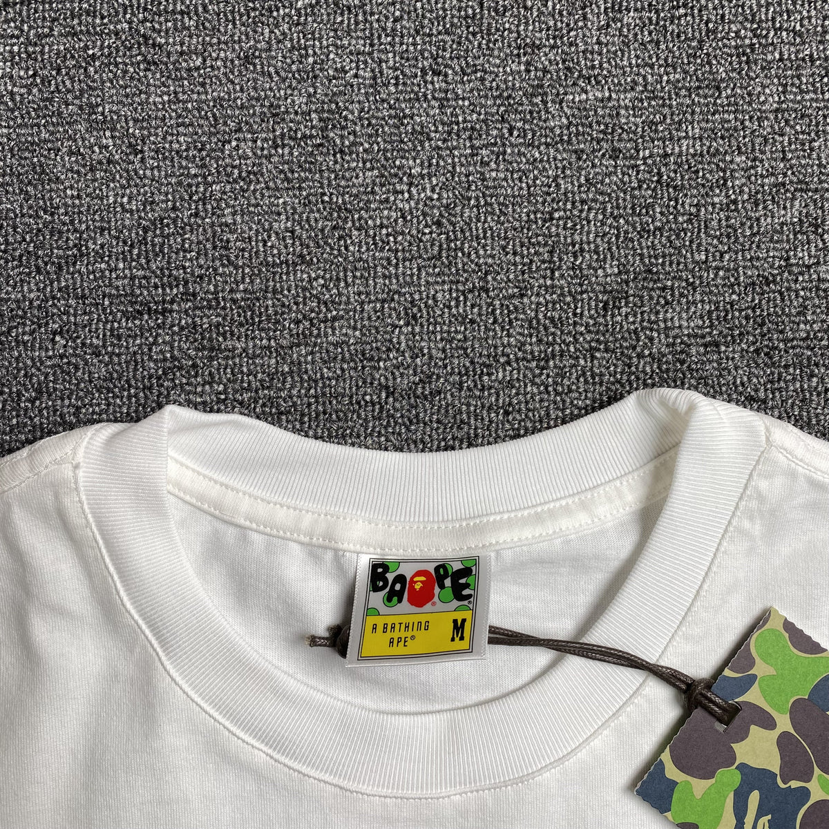 Remera Bape ABC Camo Blanca