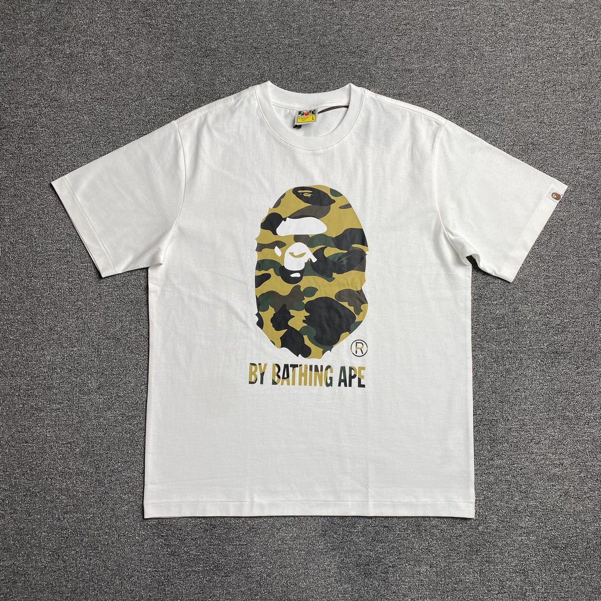 Remera Bape ABC Camo Blanca