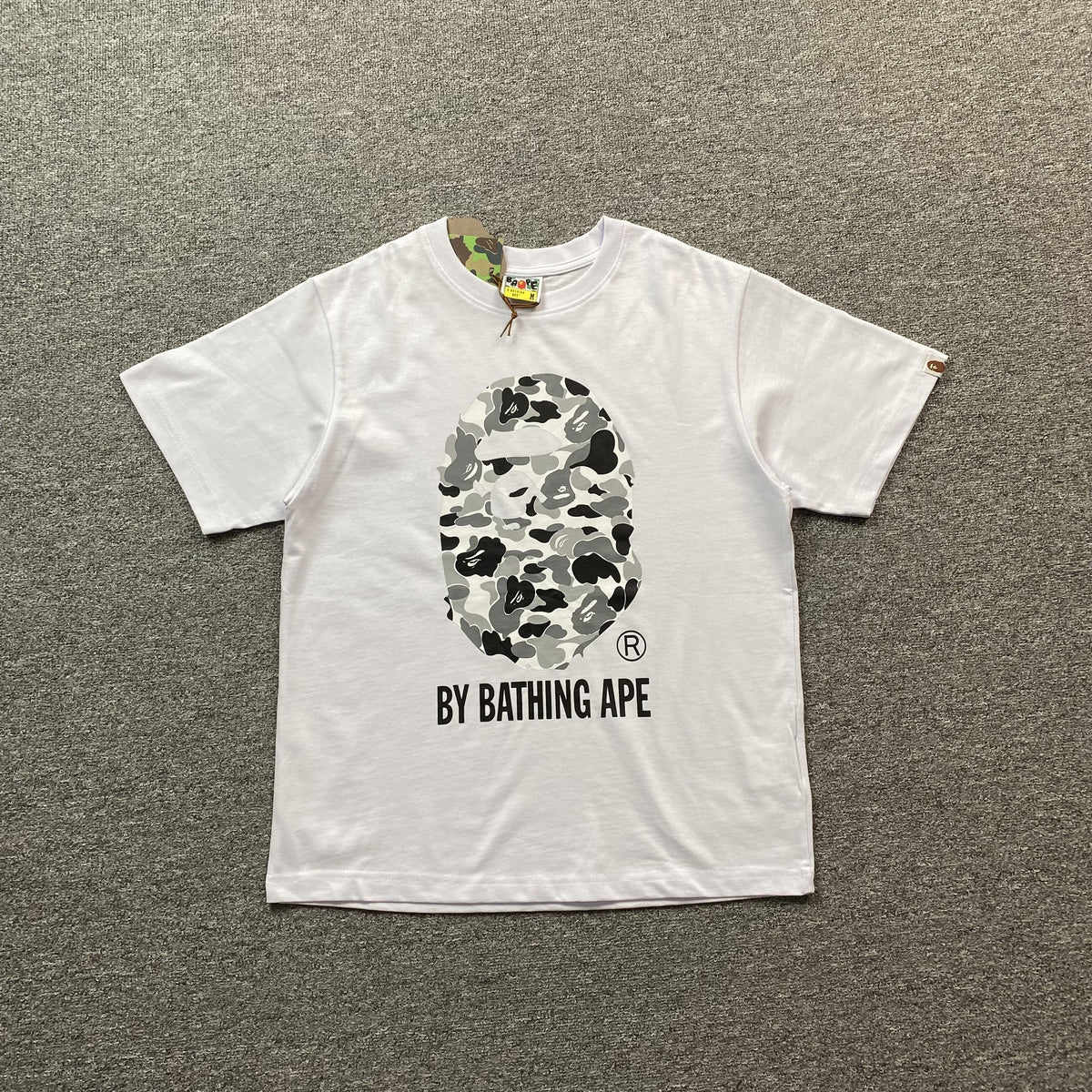 Remera Bape ABC Camo Blanca
