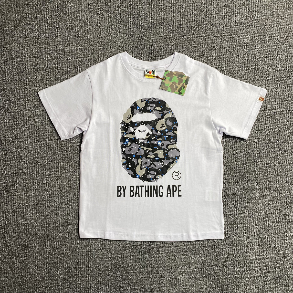 Remera Bape ABC Camo Blanca