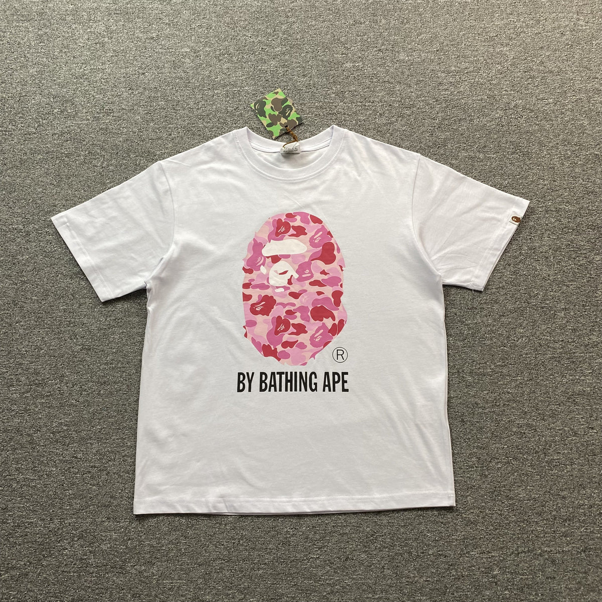 Remera Bape ABC Camo Blanca