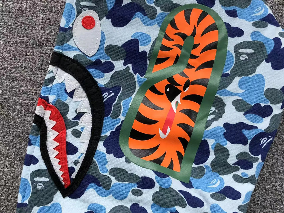 Campera Bape Abc Shark Full Zip Double Buzo Negra