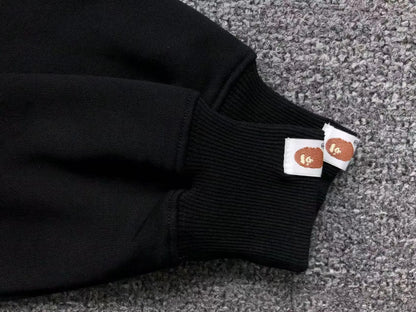 Campera Bape Abc Shark Full Zip Double Buzo Negra