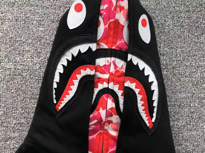 Campera Bape Abc Shark Full Zip Double Buzo Negra