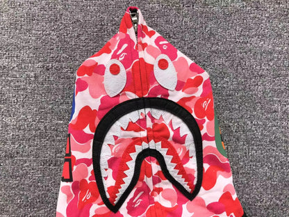 Campera Bape Abc Shark Full Zip Double Buzo Negra