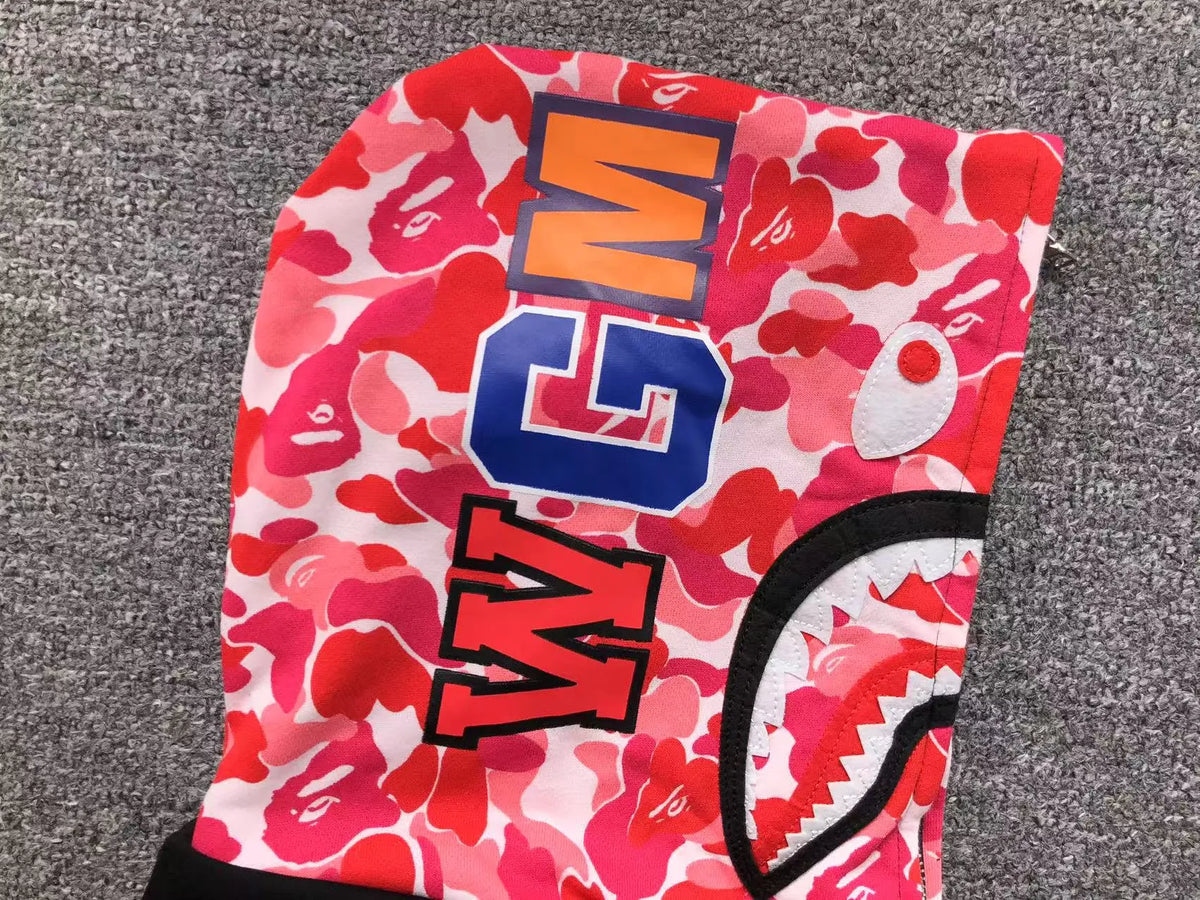 Campera Bape Abc Shark Full Zip Double Buzo Negra
