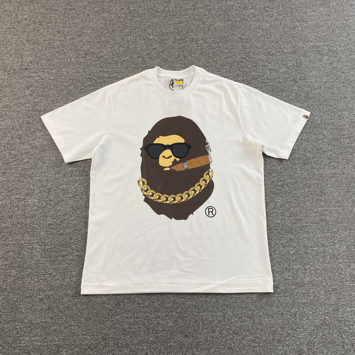 Remera Bape Ape Blanca