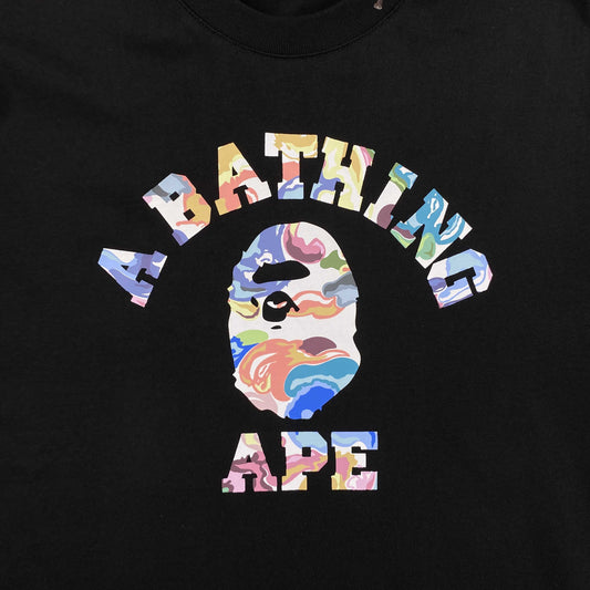 Remera Bape Art Camo Negra