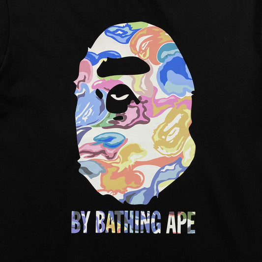 Remera Bape Art Camo Negra