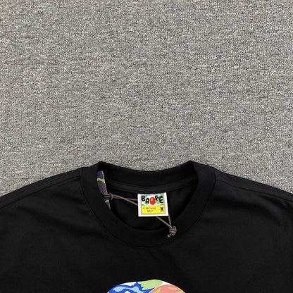 Remera Bape Art Camo Negra