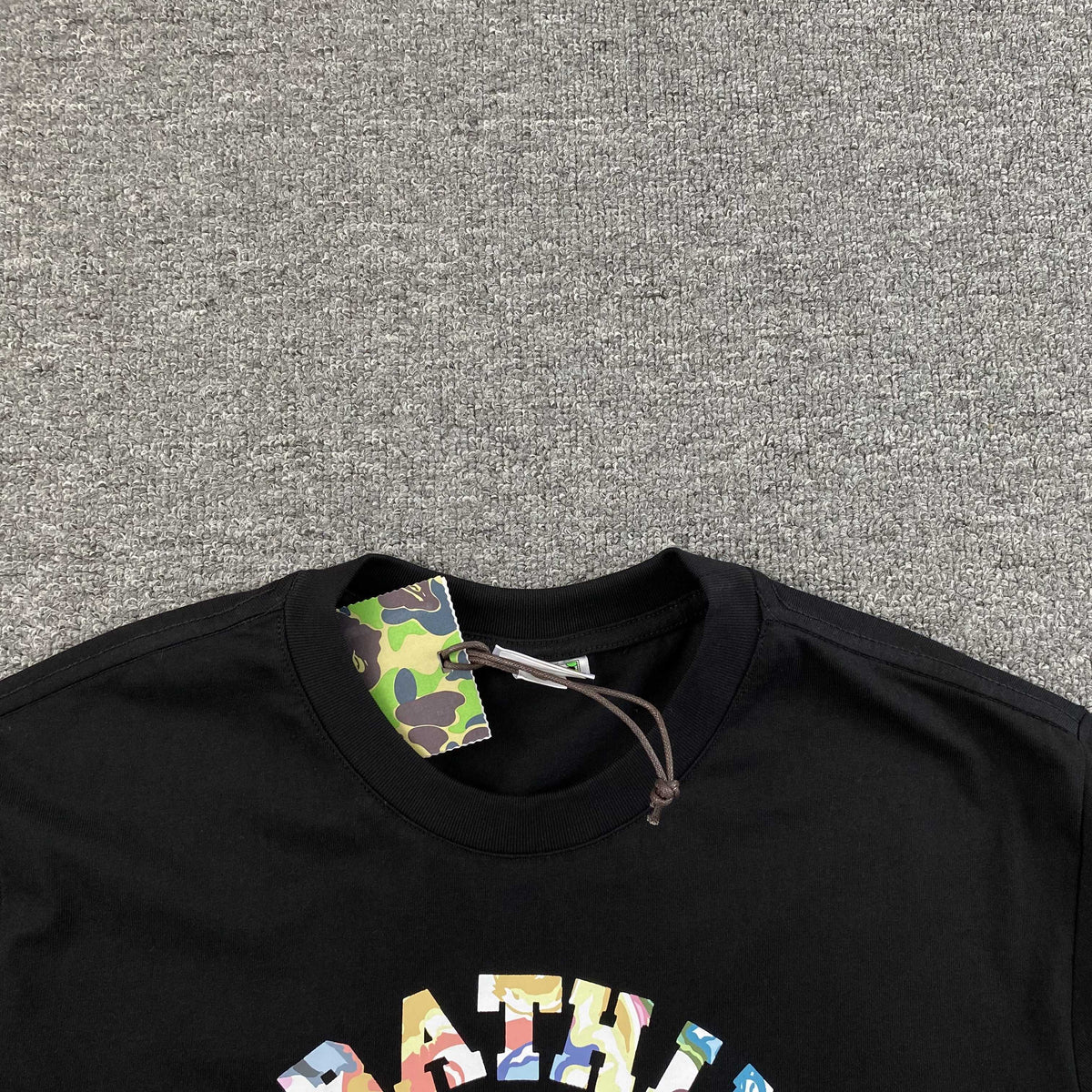 Remera Bape Art Camo Negra