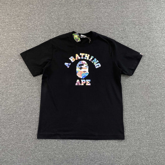 Remera Bape Art Camo Negra