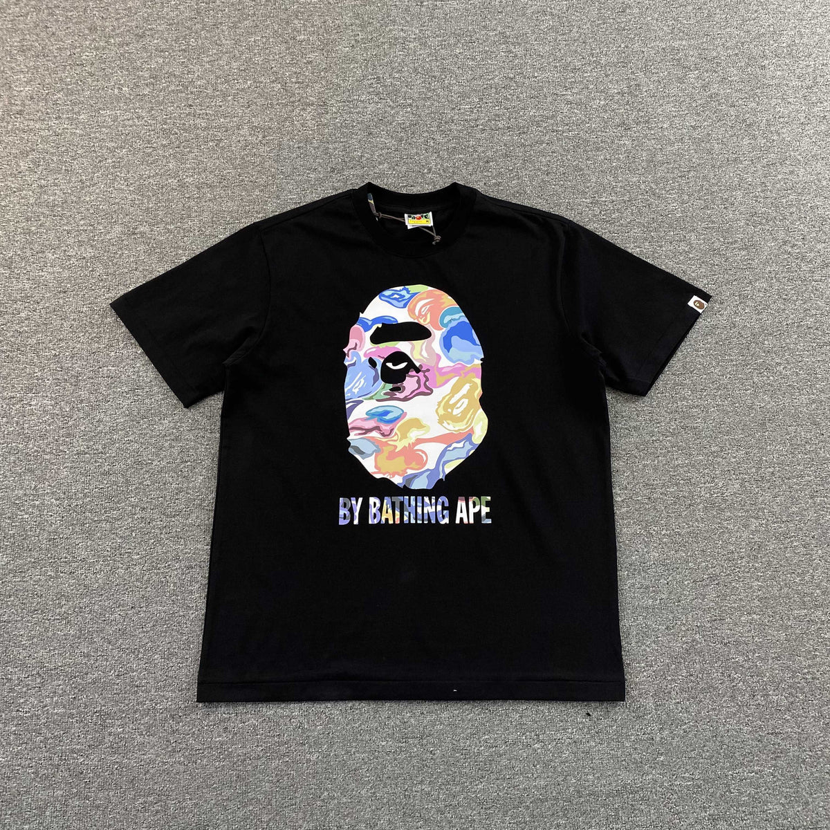 Remera Bape Art Camo Negra