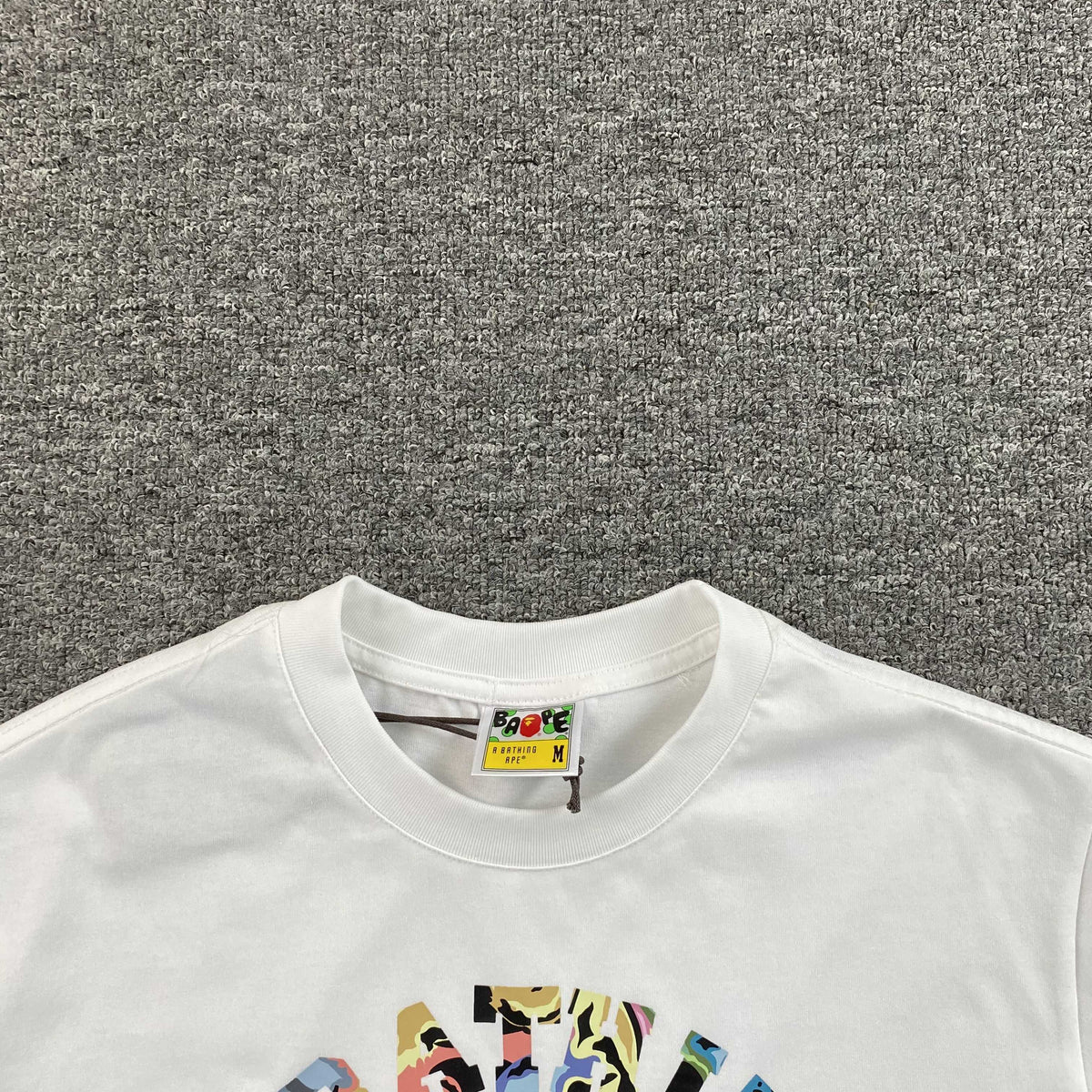 Remera Bape Art Camo Blanca