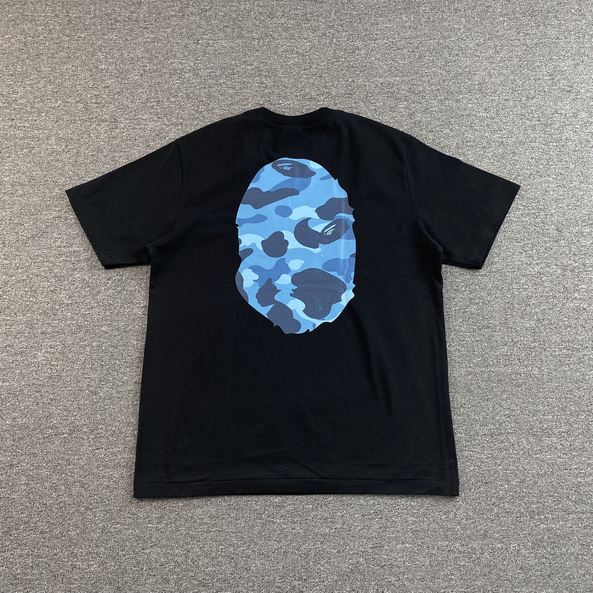 Remera Bape Camo Big Ape Head Negra
