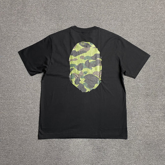 Remera Bape Camo Big Ape Head Negra