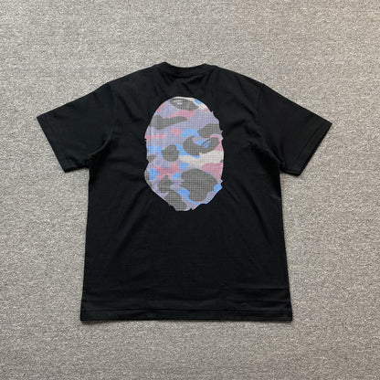 Remera Bape Camo Big Ape Head Negra