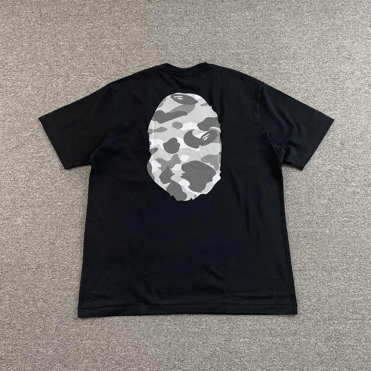 Remera Bape Camo Big Ape Head Negra