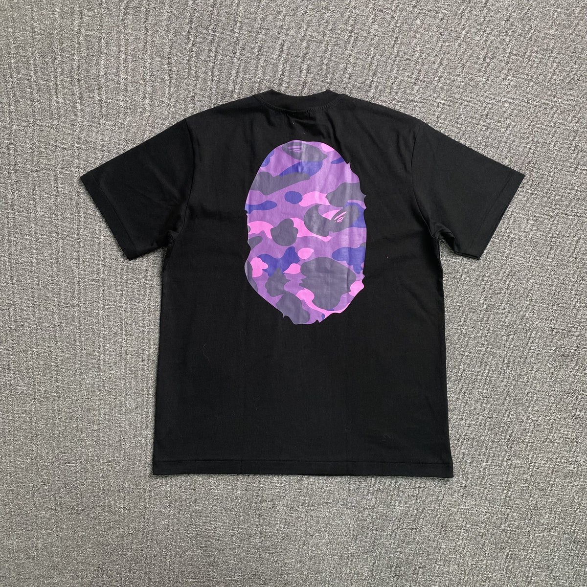 Remera Bape Camo Big Ape Head Negra
