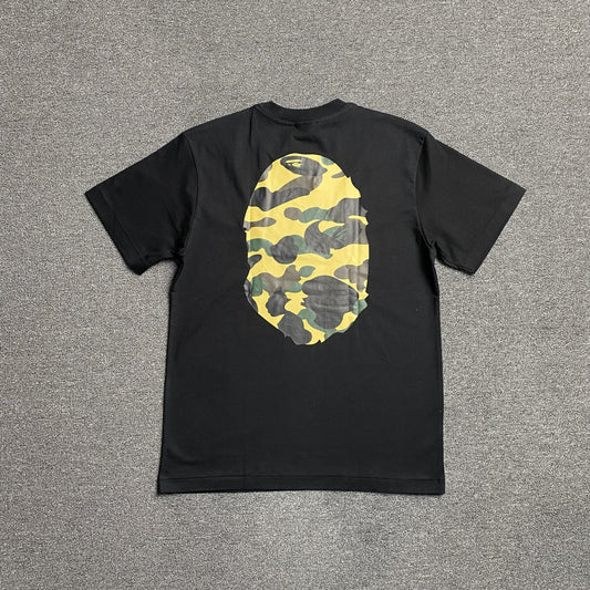 Remera Bape Camo Big Ape Head Negra