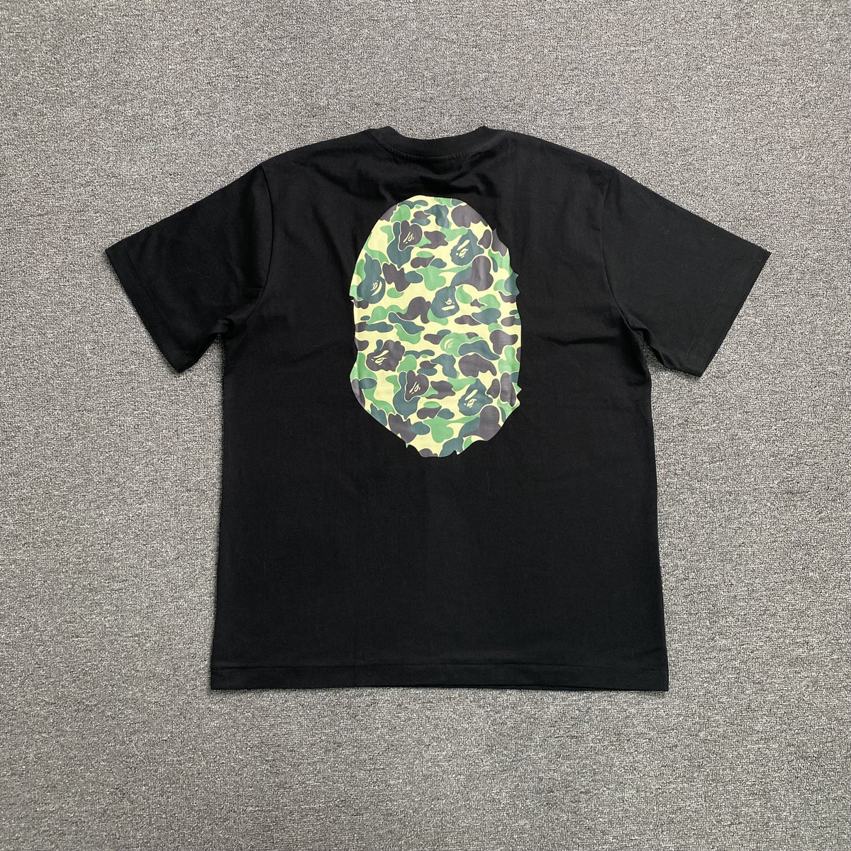 Remera Bape Camo Big Ape Head Negra