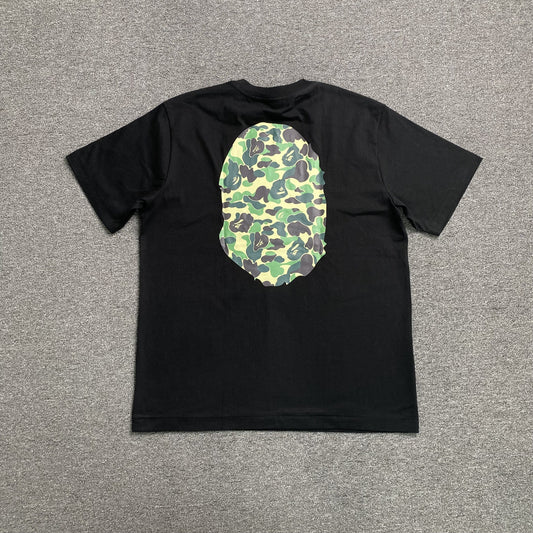 Remera Bape Camo Big Ape Head Negra